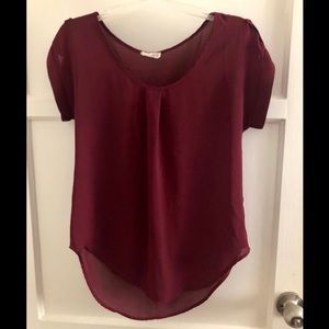 🚫SOLD🚫 Burgundy Blouse